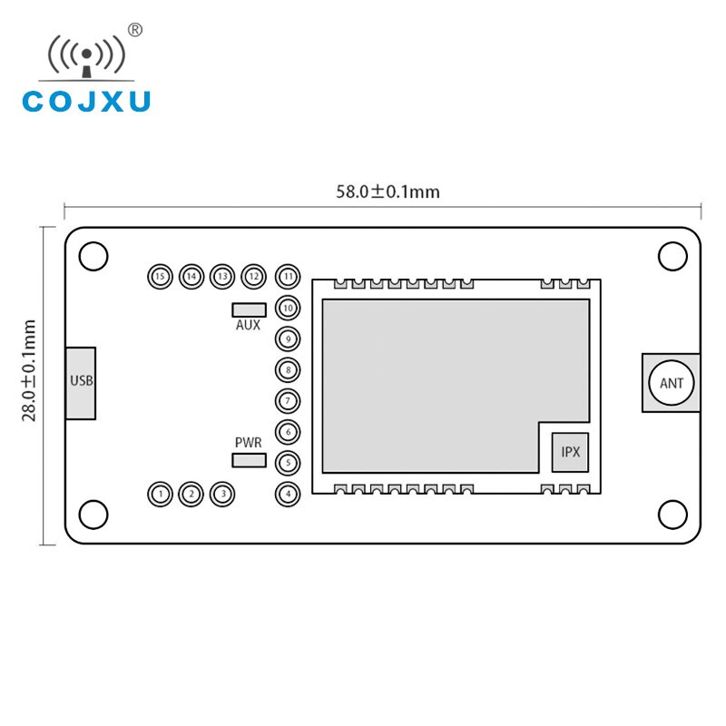 E43-900TB-01 E43 Serie Modul Prüfung Gremium USB Prüfung Bausatz 900MHz 13dBm SMD seriell Hafen UART Transceiver Modul