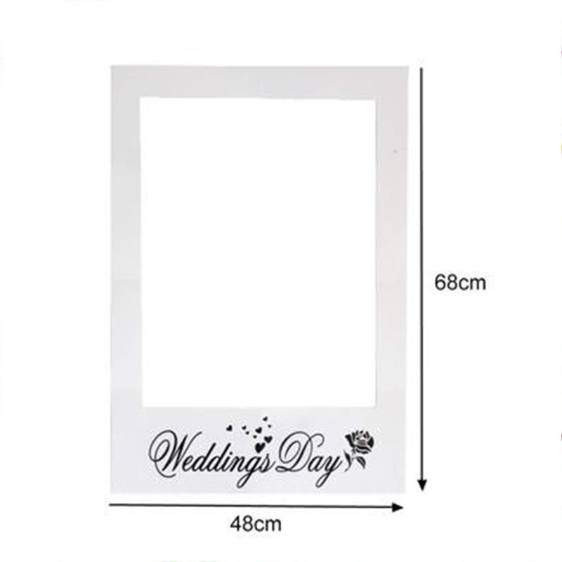 Wedding Photo Booth Props Bride To Be Funny Photobooth Props Wedding Photo Decor Just Married Photo Frame Baby shower Decor: 1PCS