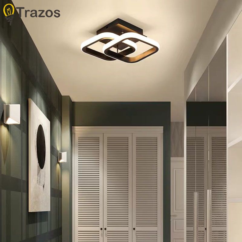 Moderne Einfache Korridor Korridor Beleuchtung nordisch Eingang Balkon Licht Kreative Eingang Garderobe LED Kleine Decke Licht