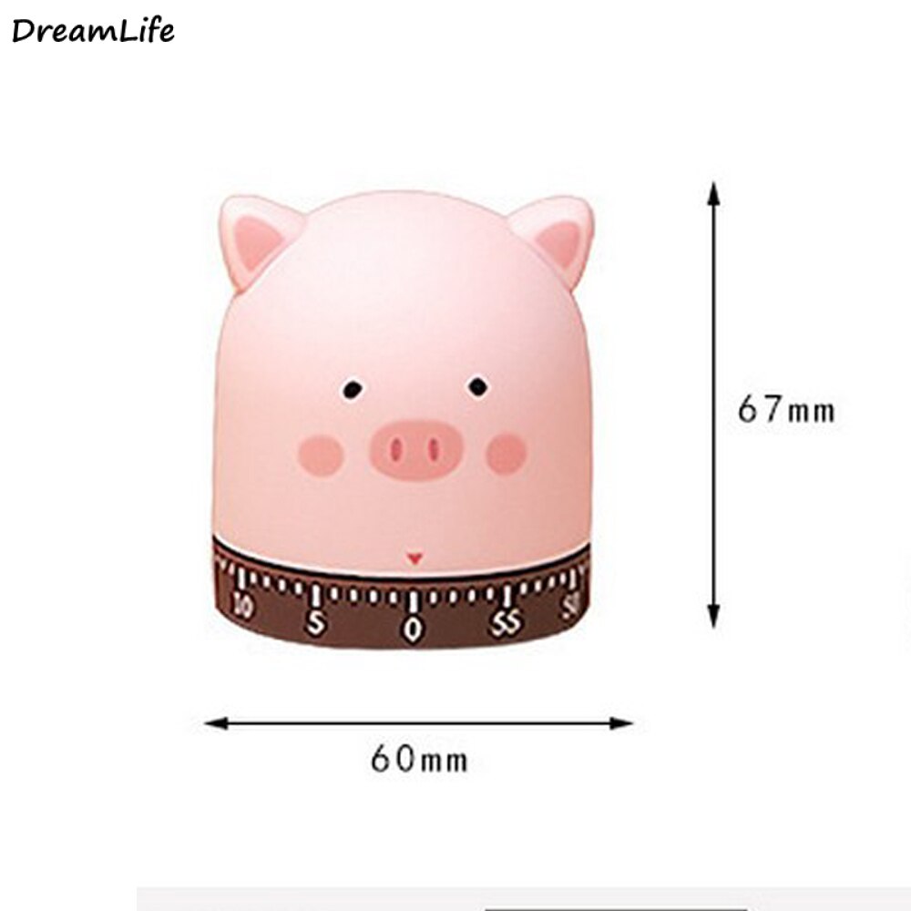 Kookwekker Koken Herinnering Student Huishoudelijke Wekker Mechanische Uurwerk Creatieve Animal Zoo Cartoon Soep Timer