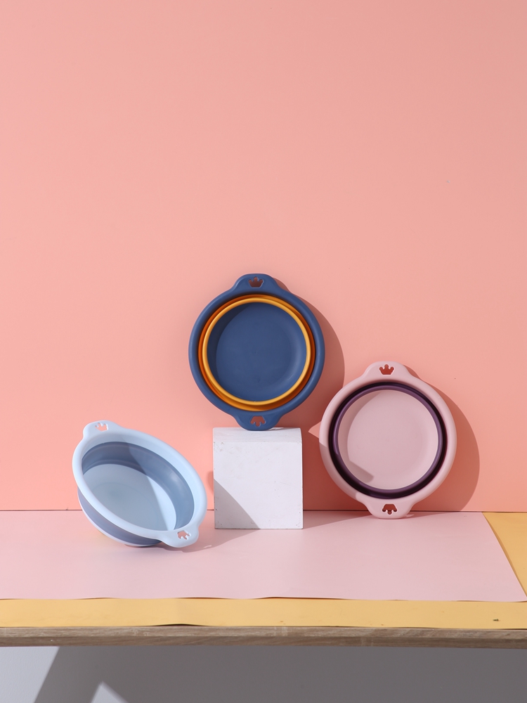 Huishoudelijke Inklapbare Wastafel Multi-Size Draagbare Milieuvriendelijke Plastic Wastafel Badkamer Toiletartikelen