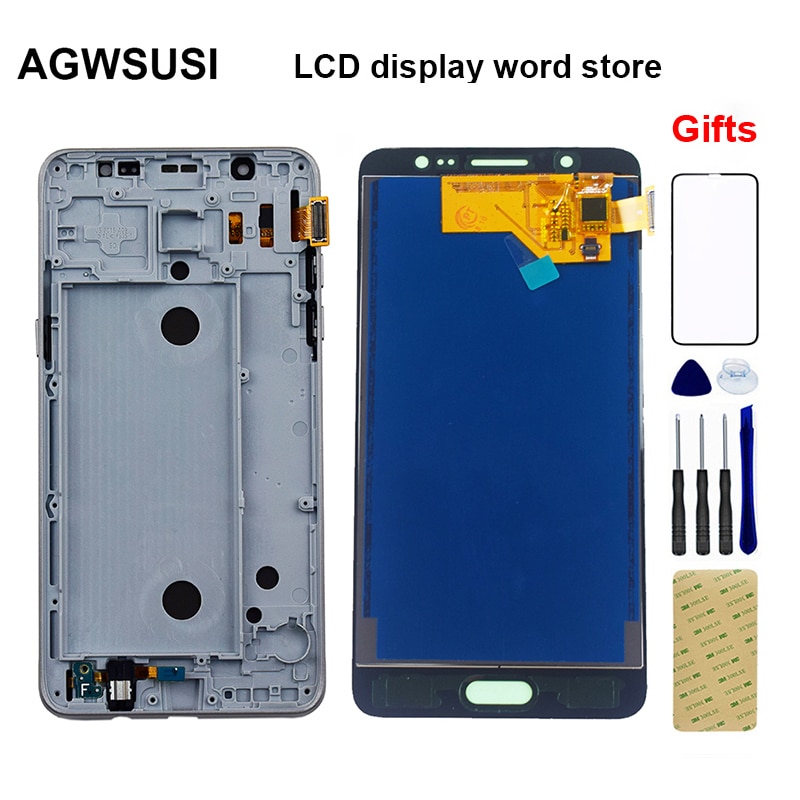 Pour Samsung Galaxy J5 écran LCD J510 SM J510F J510FN J510M J510Y/DS panneau LCD + cadre d'assemblage de numériseur d'écran tactile