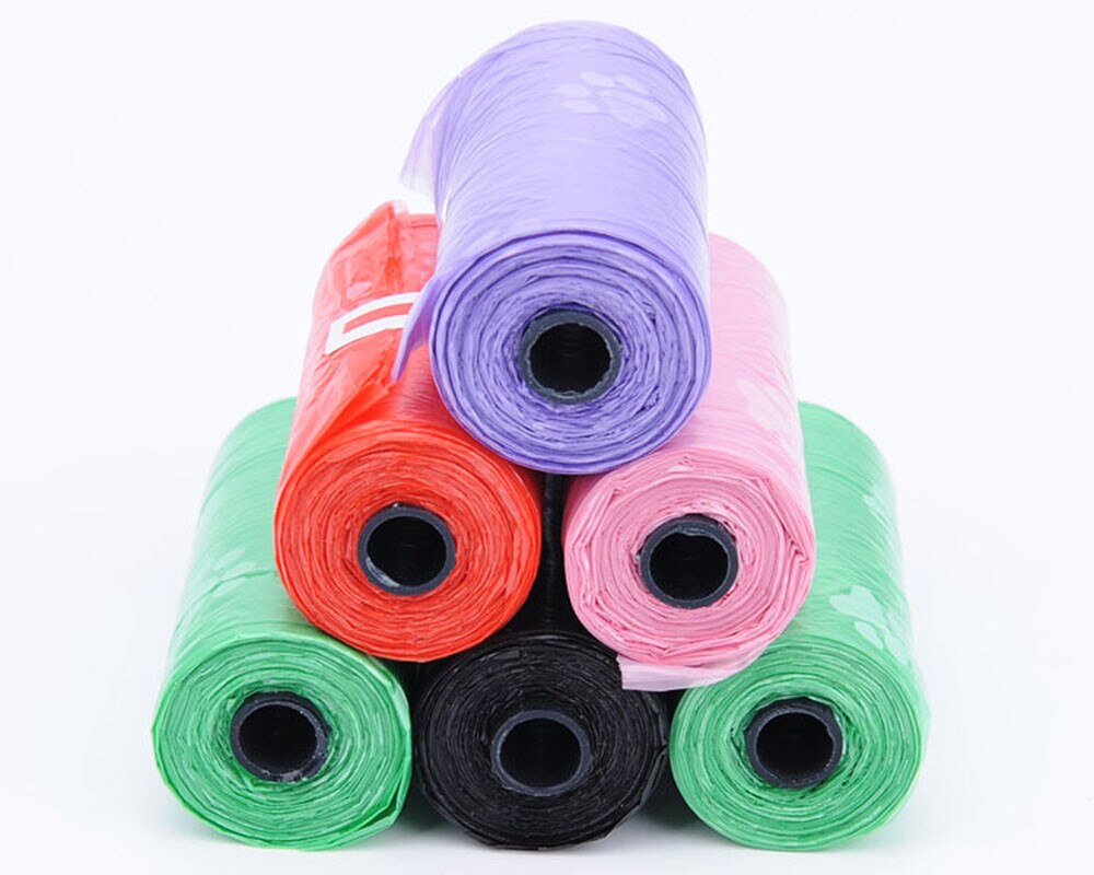 10roll 150pcs Degradable Pet Waste Poop Bags Dog Cat Clean Up Refill Garbage Bag Dog Poop Bag Waste Bags Dispenser Outdoor Clean