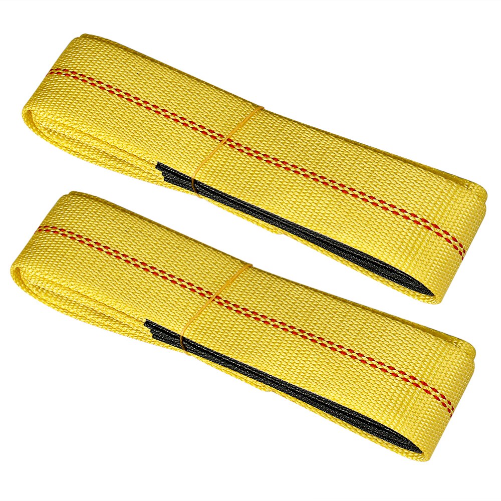 6' x 2" 2pack Heavy Duty Polyester Webbing Strap Sewing Stitch with a breaking force of 9000 pounds and a pull of 3,000 pounds