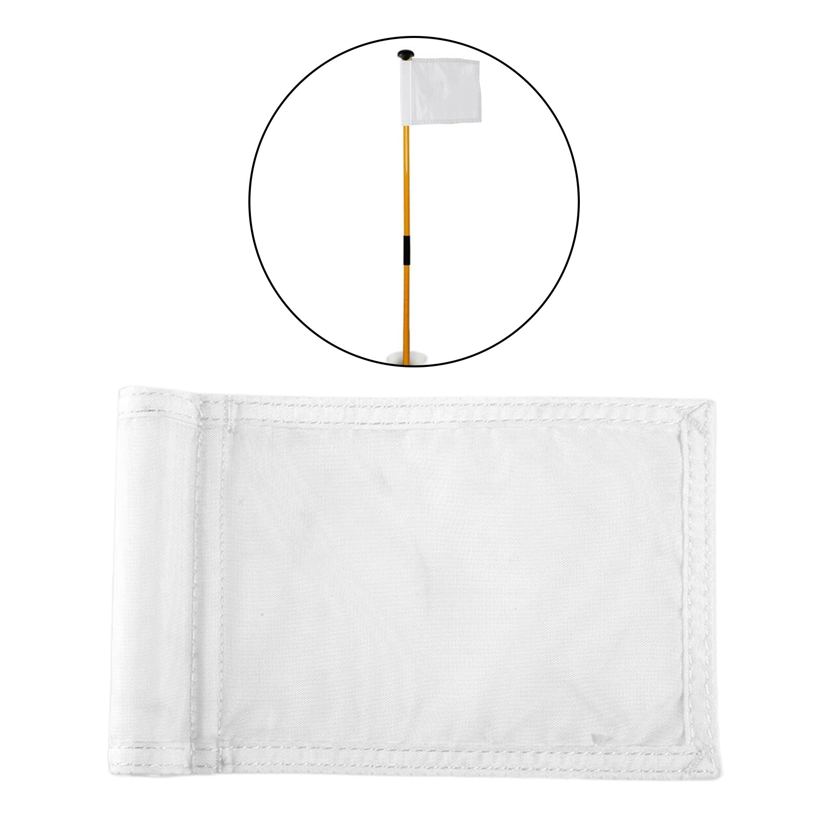 Nylon Golf Flag with Tube Insrted Putting Green Flag Target Flags for Yard