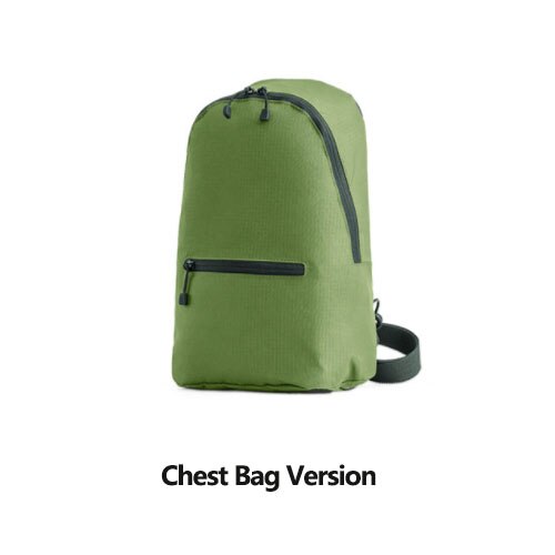 Xiaomi ZanJia Rucksack Leichte Serie Kleine Rucksack Und Brust Crossbody Frauen Mann Schulter Tasche Brust Tasche Drohne tasche Xiami: Brust Tasche Grün