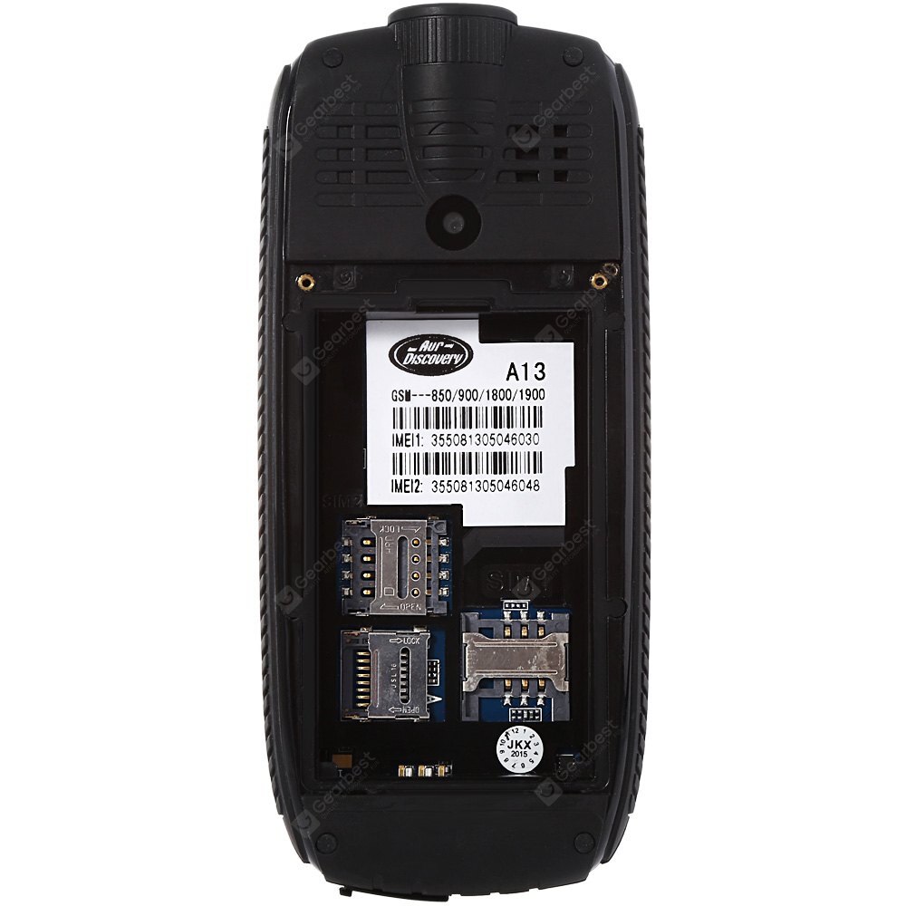 2022 A13 Keyboard Cellphone 3800mAh Strong Flashlight Waterproof Earphone Elderly Botton Mobile Phone VS Guophone A6