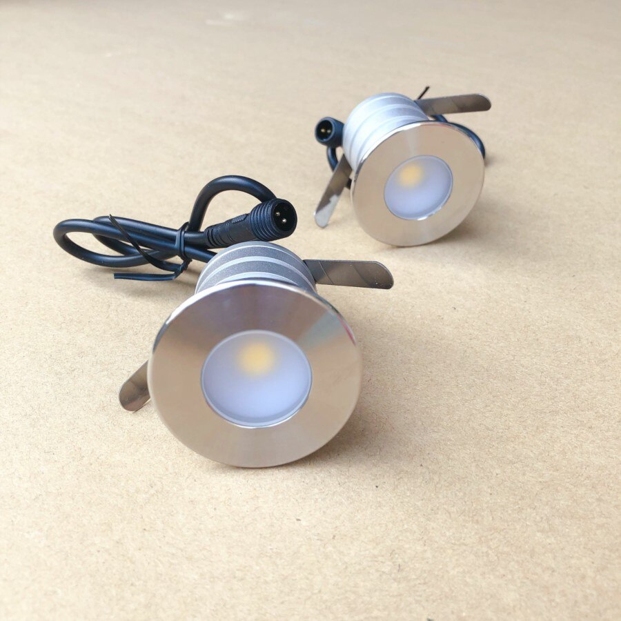 1 stk 3w ip67 dc12v led downlight cree udendørs gade underjordisk nedgravet belysning vandtæt sauna båd trappe mini spot lys ce