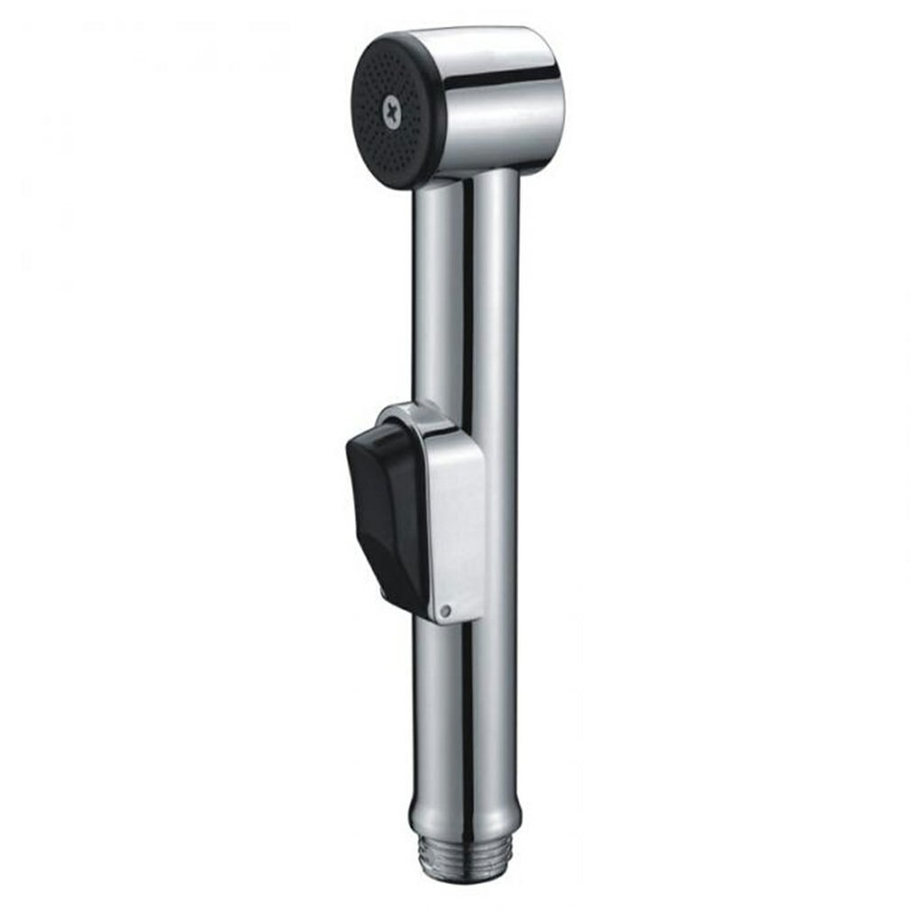 Bidet Met Schakelaar Handheld Kleine Douchekop Schoon Lichaam Bidet Sproeier Spuit Douchekop Wc Keuken Tuin Flusher