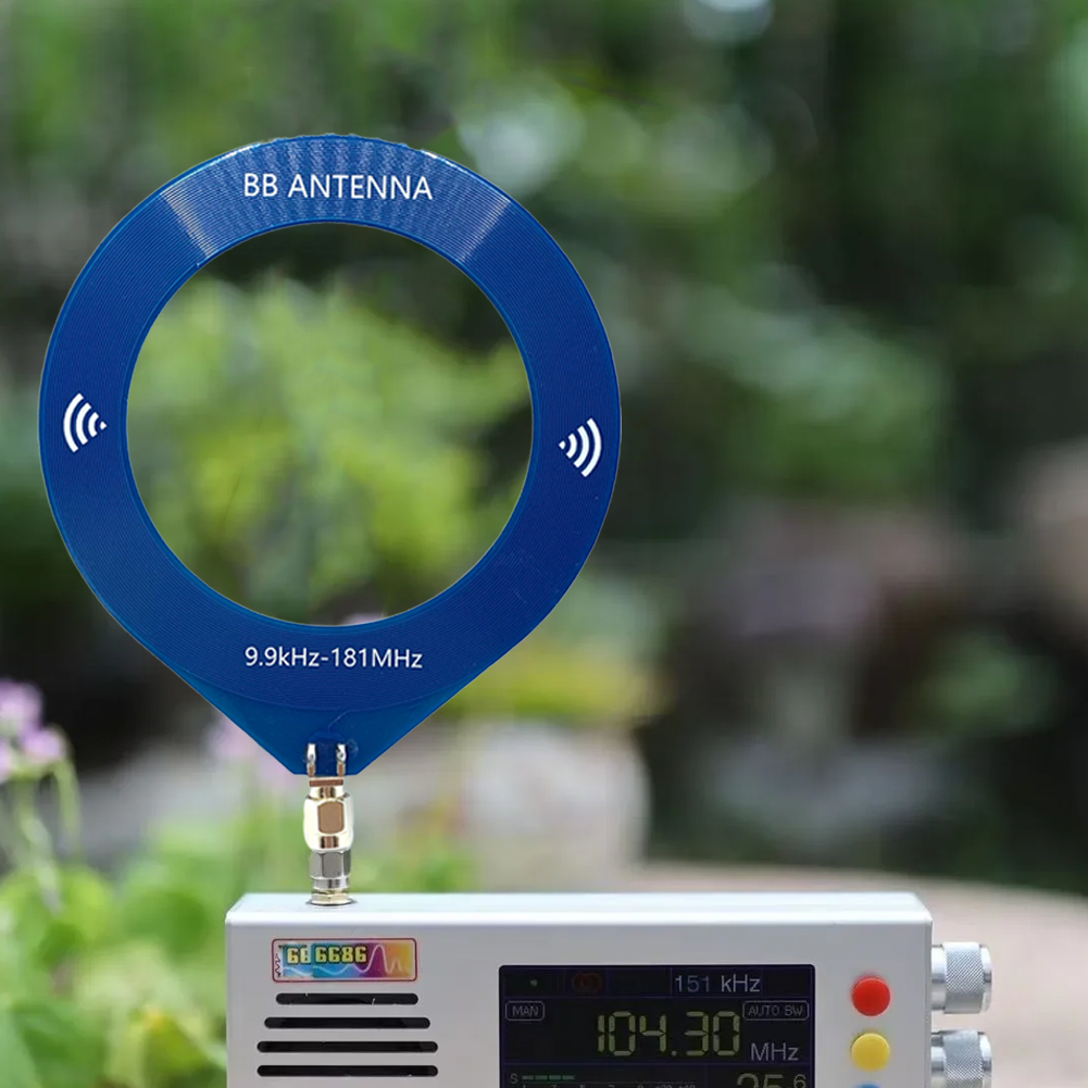 Kleine ring bb antenne 9,9 khz-181mhz sma schnitts telle mini schleifen antenne kreisförmige antenne für malachit sdr empfänger tef6686 empfänger