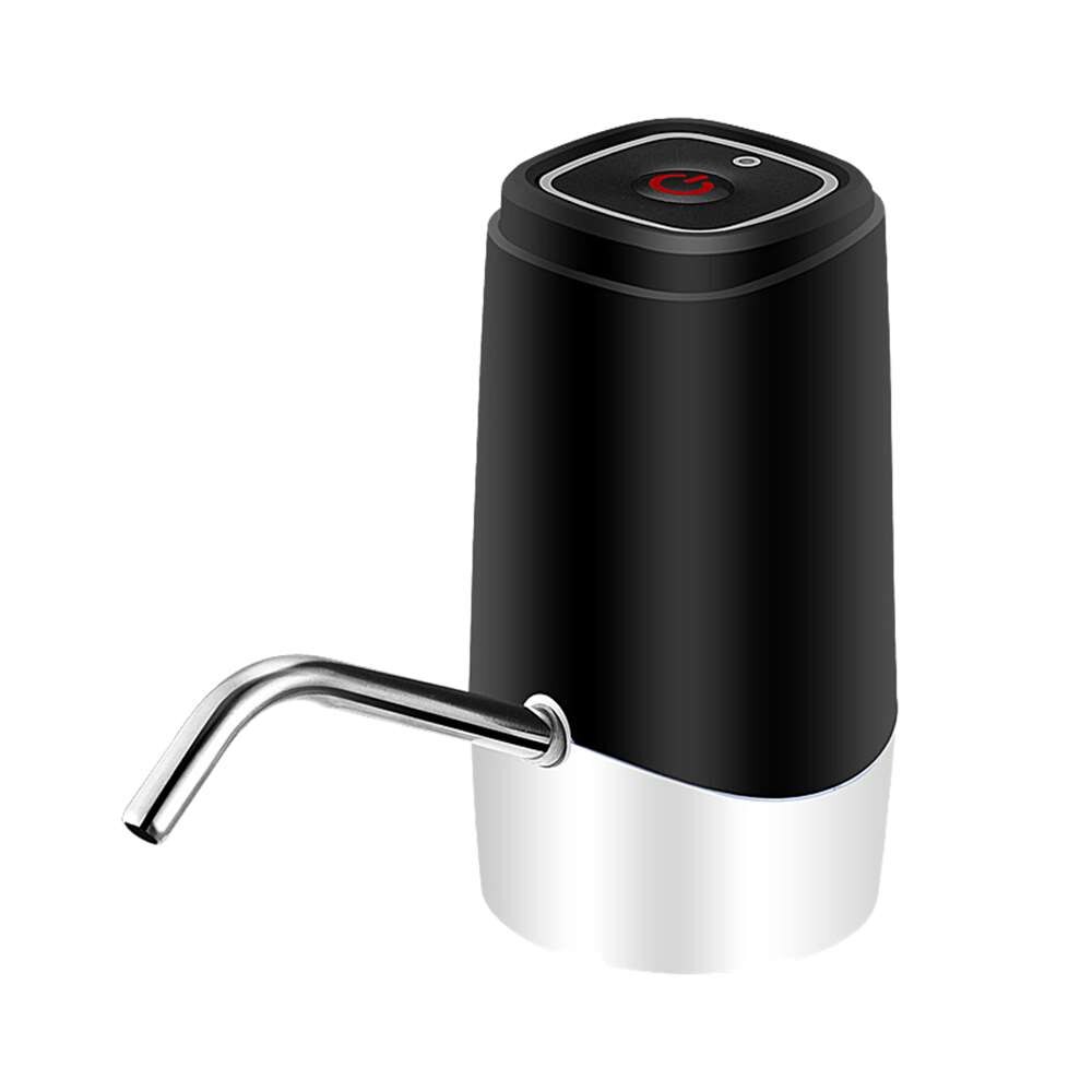 Usb-oplaadbare automatische drinkwaterpomp, draagbare elektrische waterdispenser, elektrische waterpomp, intelligent pompgereedschap: Zwart