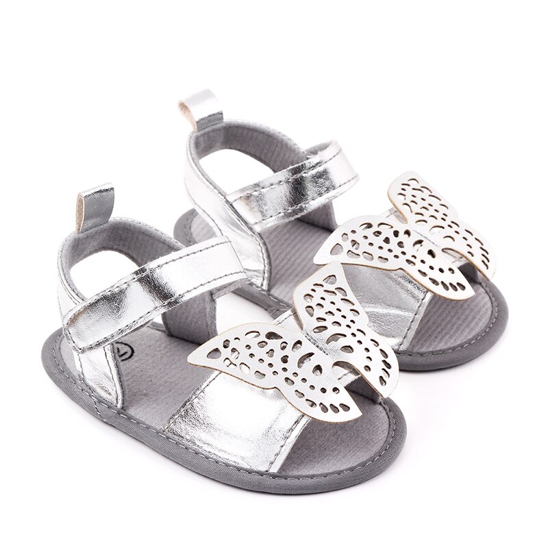 Zomer Pasgeboren Baby Leuke Vlinder Baby Sandalen Voor Jongens Meisjes Zachte Pu Leer Peuter Schoenen Sandalen Eerste Wandelaars Baby