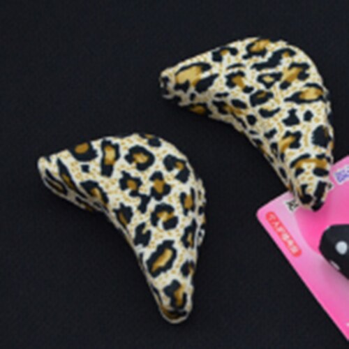 1Pair Sponge Forefoot Insert Toe Plug Half Forefoot Cushion Anti-pain Big Shoes Toe Front Long Top Filler Shoes Adjustment: Leopard