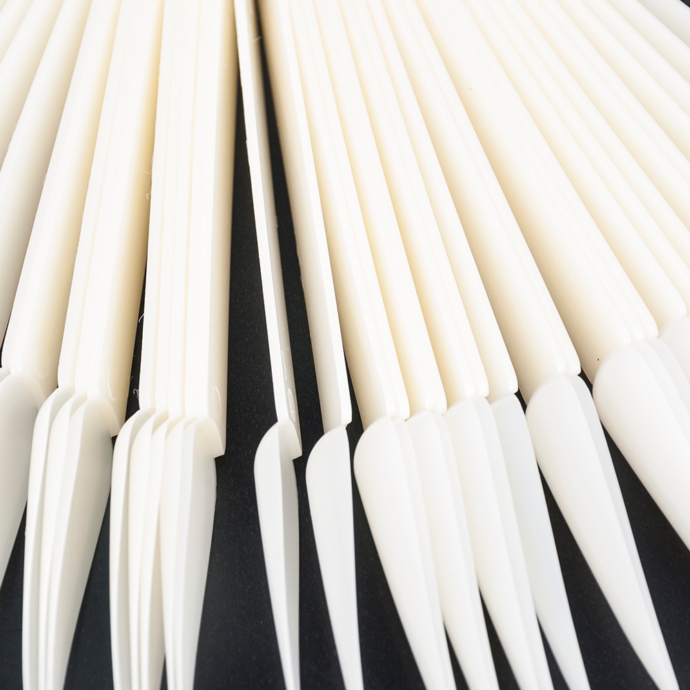 40pc falske neglelak gel kunst spids prøve øvelse display blæser farveprøve holder hvid gennemsigtig nail art farvekort