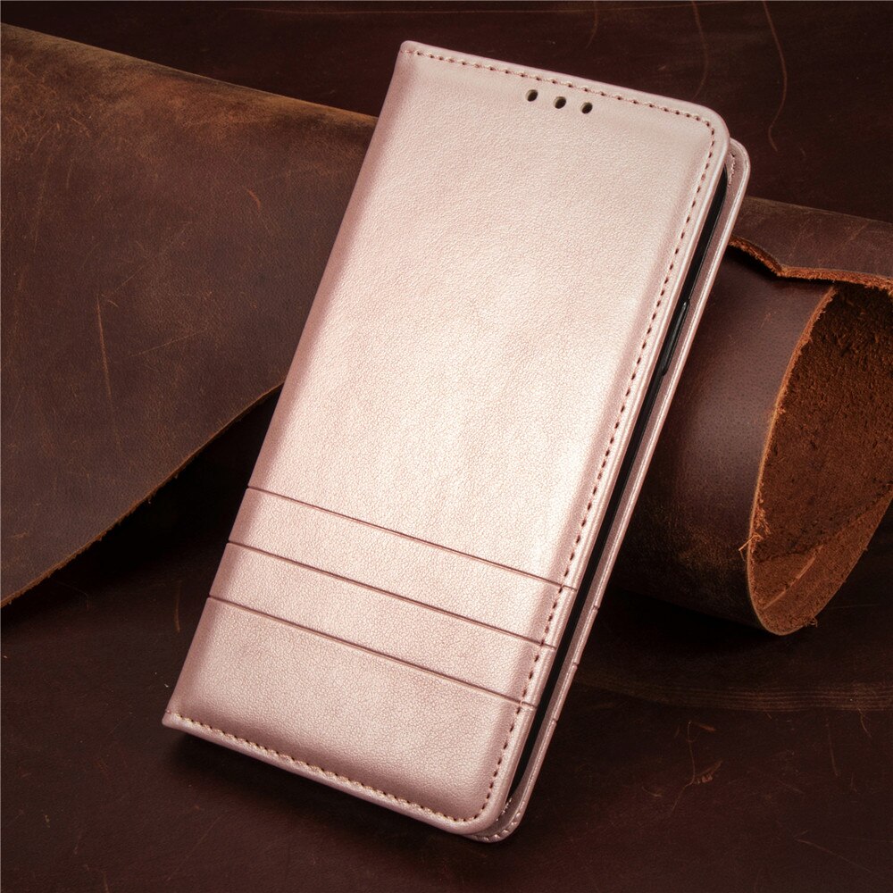 Portemonnee Telefoon Gevallen Voor Bq 6040L Magic Case Bq 6040L Magic Cover Flip Leather & Silicone Pouch Voor Coque Bq 6040L Magic Case Tassen: Rose Golden