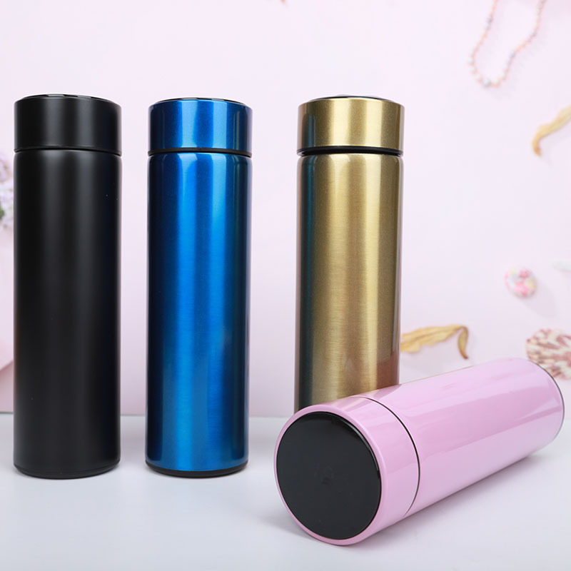 Xiaomi-taza inteligente de acero inoxidable 304, termo con pantalla LED de temperatura, de negocios, digital