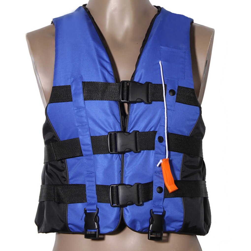 AOTU Water Sports Polyester Adult Life Jacket Swimming Boating Ski Drifting Vest Outdoor Survival Suit with Whistle: NO.3 / XL