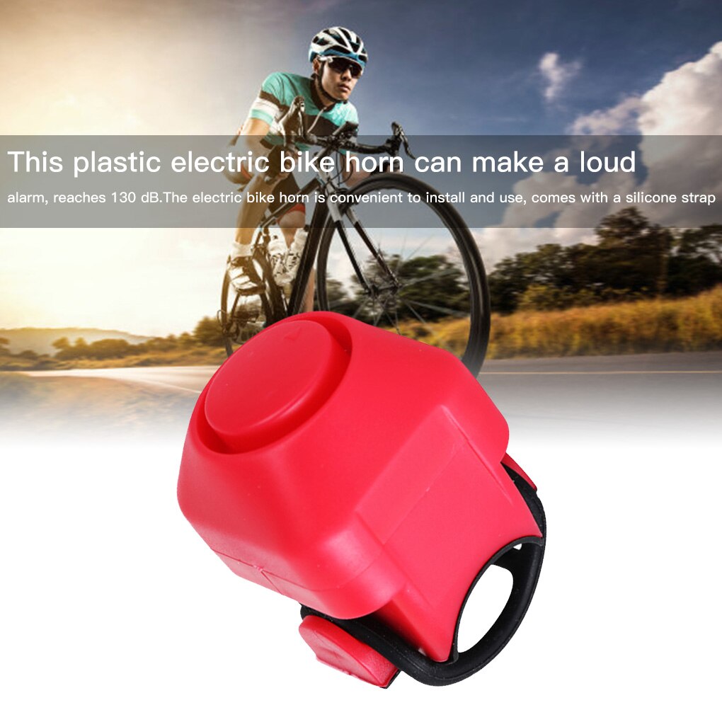 Bike Electronic Loud Horn 130 db Warning Safety Electric Bell Police Siren Bicycle Handlebar Alarm Ring Bell