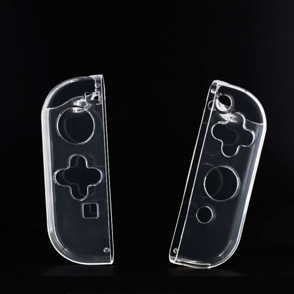 Clear Crystal Soft TPU Beschermhoes Cover Skin voor Nintend Schakelaar NS Controller Joy-Con Transparant Clear Shell