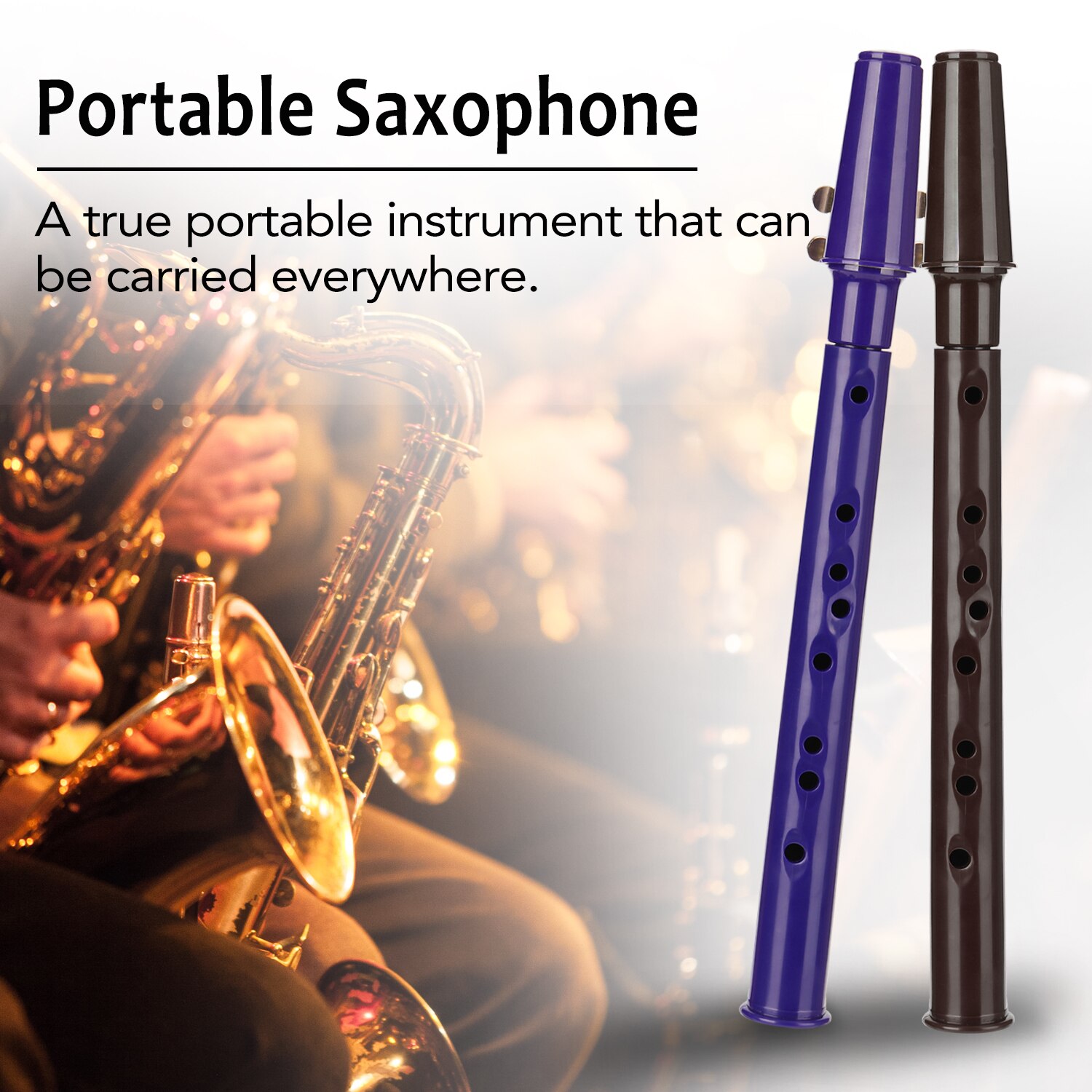 Pocket Sax Mini Portable Saxophone Little Saxophone With Carrying Bag Woodwind Instrument for Children