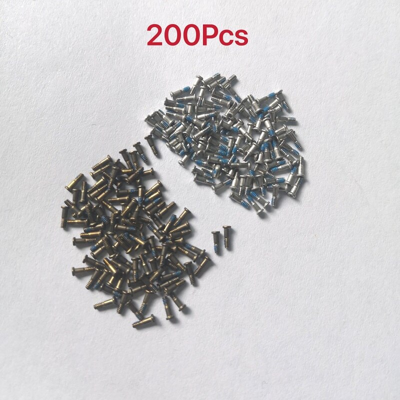 200pcs Bottom Screw for iPhone 5S 6S 6 Plus 7 8 Plus X Dock Connector Torx 5 Point Star Pentacle Screws Accessories Pentalobe