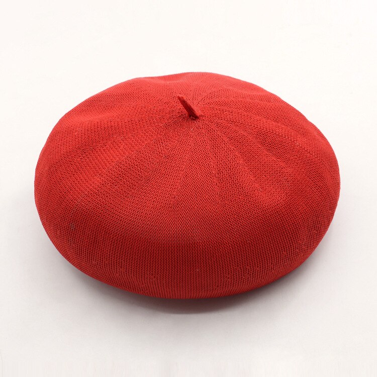 Caluriri Spring Summer Hat Pumpkin Beret Painter's Cap Retro Knit Breathable Art Painter's Cap Octagonal Cap Beret Cap: Gold