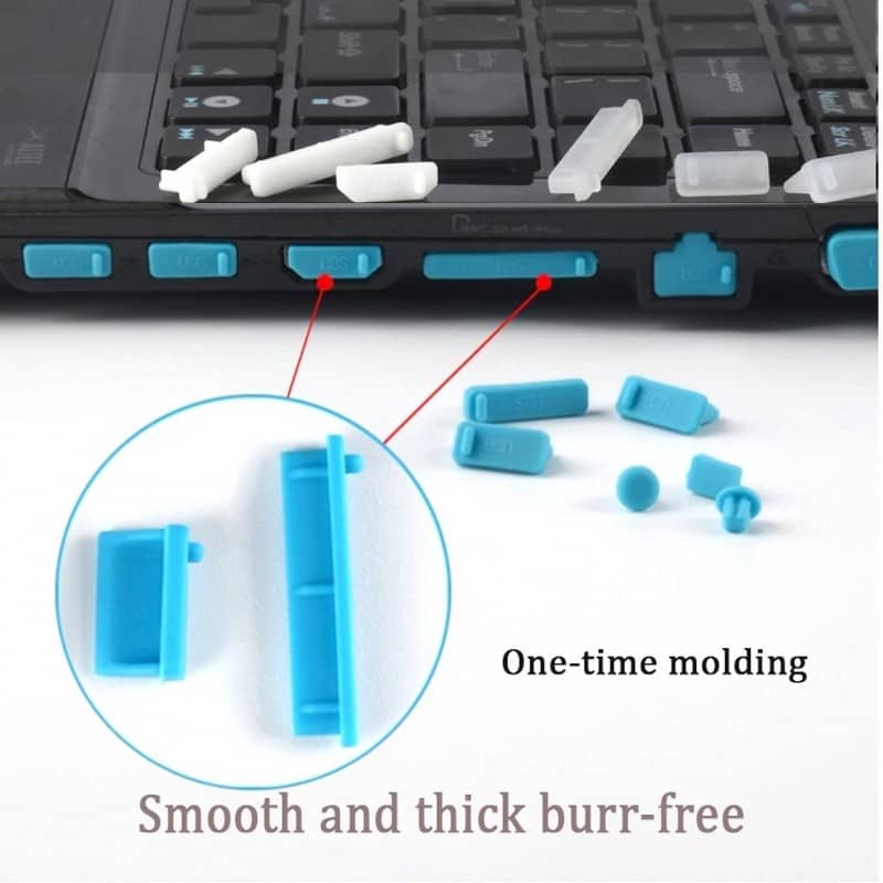 Bouchon Anti-poussière pour ordinateur portable, Interface USB Type C HDMI, couvercle de protection contre la poussière, bouchon Anti-poussière pour accessoires d'ordinateur portable, ensemble de capuchons Anti-poussière