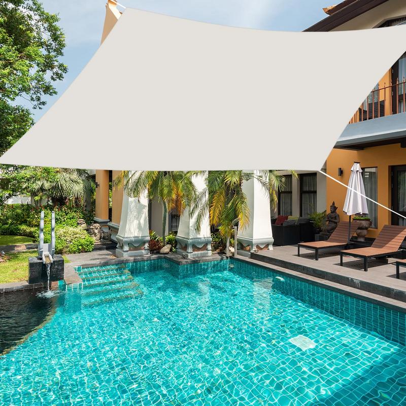 Zonnekap voor terras Zonwering Zonneschermen Luifel Onderdak 3x2.6m / 9.84x8.53ft Patio Bekleding voor Achtertuin Zwembad Dek Gazon