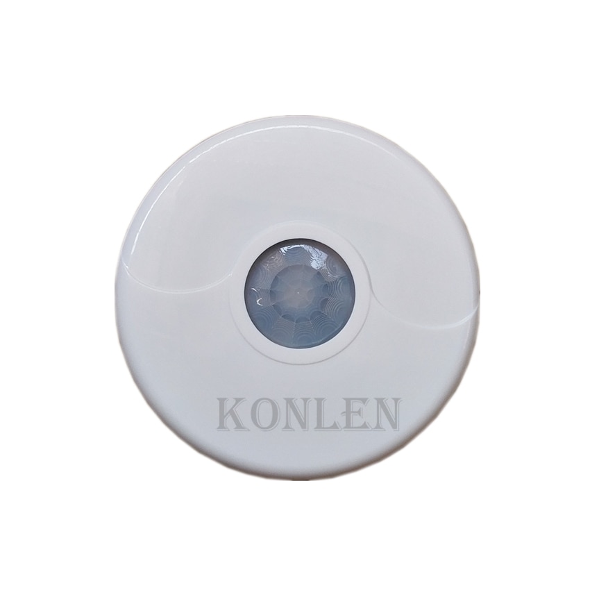 Wireless Ceiling Mount Infrared PIR Motion Sensor 360 Detection Degree 433mhz Dual Tech for Alarm System