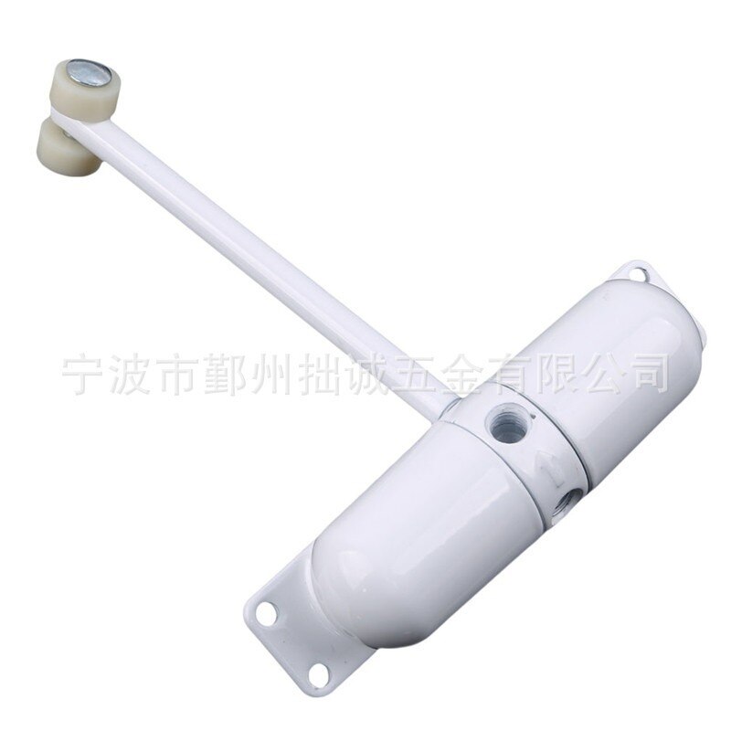 Surface Mounted Door Gate Closer Black Outdoor Spring Elastic Loaded Adjustable Door Closer MJ