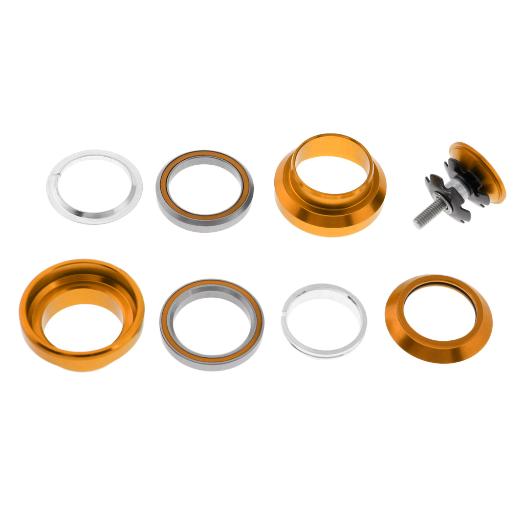 Aluminium Legierung Mountainbike Fahrrad Versiegelt Lager Fixed Gear Headset Mit Top Cap 34mm Fit für 28,6mm Gabel flache Rohr Rahmen