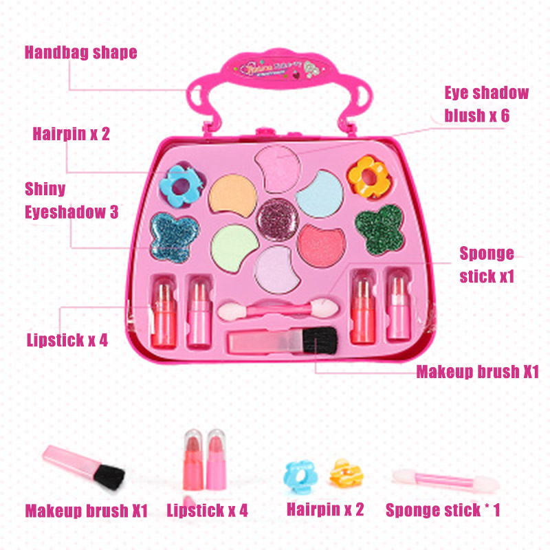 Spielhaus mädchen spielzeug kosmetikkoffer spielzeug haartrockner schminktasche rollenspieltasche