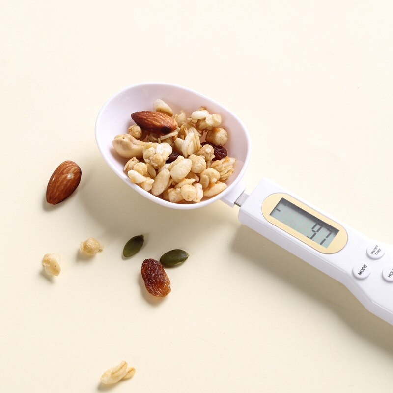 Electronic Kitchen Scale LCD Display Digital Accurate Weight Measuring Spoon Digital Spoon Scale Mini Plastic Kitchen Tool ZB820