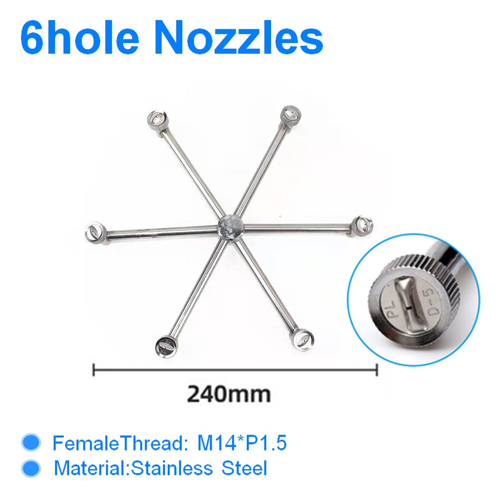 M14 Orchard High Pressure Spray Gun Pesticide Sprayer Misting Nozzle Mist Spraying Nozzle Garden Irrigation Atomizing Sprinkler