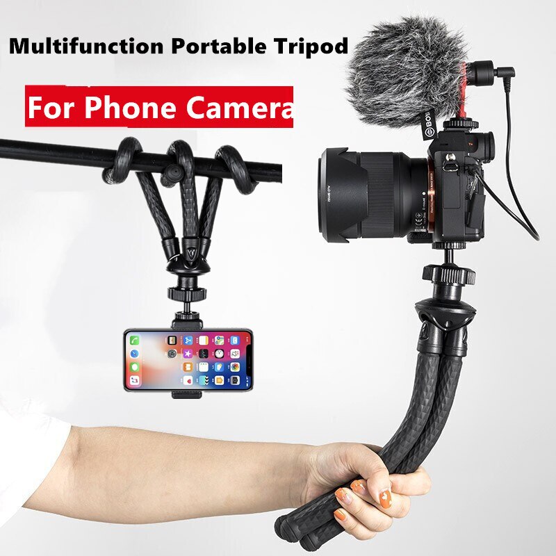 Flexible Octopus Tripod SLR mini tripod stand stabilizer tripod portable handheld stand for iPhone xiaomi 2 in 1 tripod