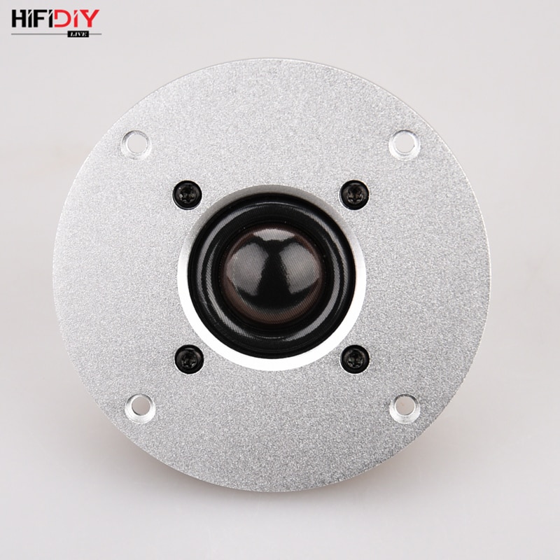 HIFIDIY LIVE 4 inch X1II Tweeter Speaker Unit aluminum transparent Silk membrane 6OHM30W Treble Loudspeaker silver 94 100 ~130mm