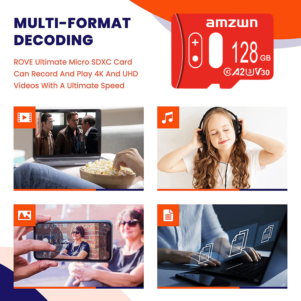 Micro-Speicher-TF-Karte 128 GB 32 GB 64 GB 256 GB – Mini-SD-TF-Flash-Speicherkarte für Telefon SD/TF Dual-Kompatibilität