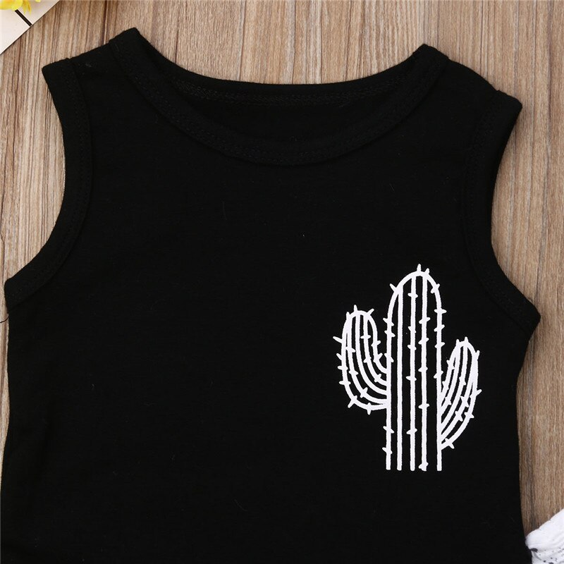 Ropa de 2 uds. Para niños pequeños, chaleco sin mangas, Tops, pantalones cortos con estampado de harén, conjunto de ropa inferior