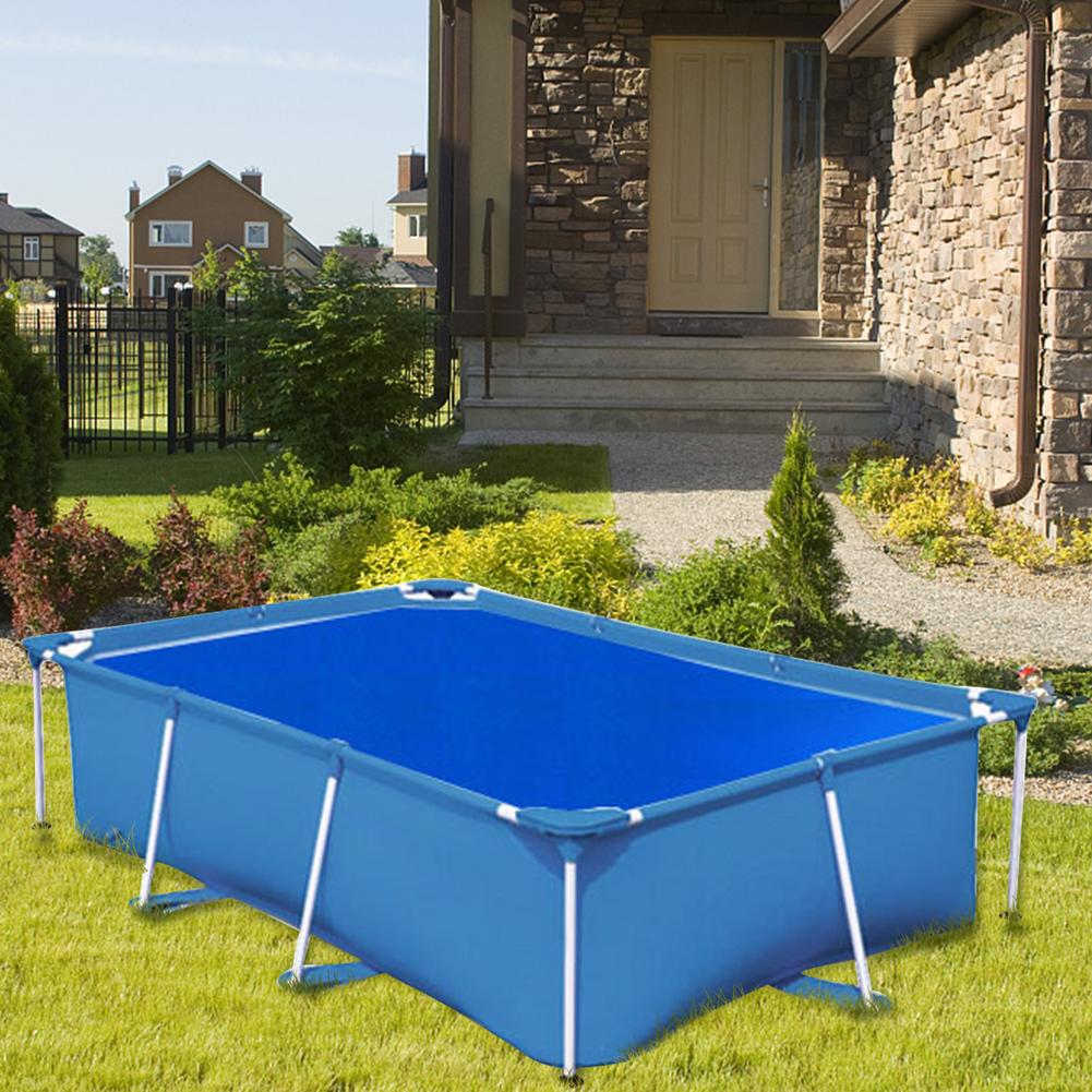 Basen kąpielowy membrana prostokątna nakrycie basenu składana tkanina Oksford osłona termiczna osłona przeciwpyłowa osłona izolacyjna