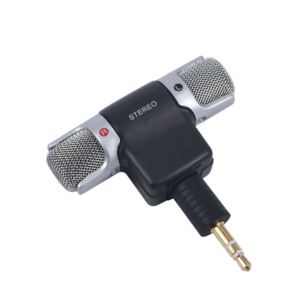 Kebidu universal digital electric mic stereo microphone for recorder, karaoke, pc, laptop, md, voip, msn, skype, and mobile phone