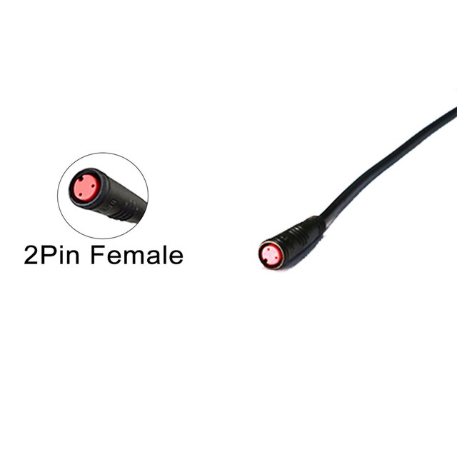 2-6 Pin Vrouwelijke Verlengen Julet Kabel Waterdichte Connector Voor Ebike Display Elektrische Fiets Scooter Signaal Kabel Accessoires: 2 Pin Female