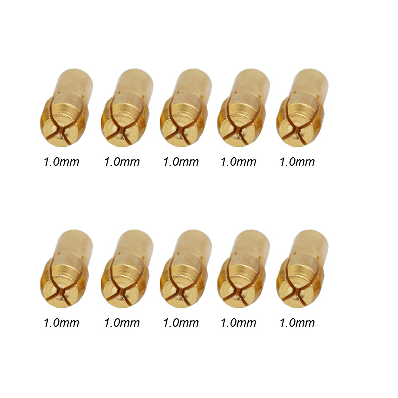 0,5mm-3,2mm Mikro Mini Bohrfutter Adapter für Dremel Dreh Werkzeug Zubehör Mikro Collet Maschine Polieren Graveur elektrische: 1.0mm Collet Futter