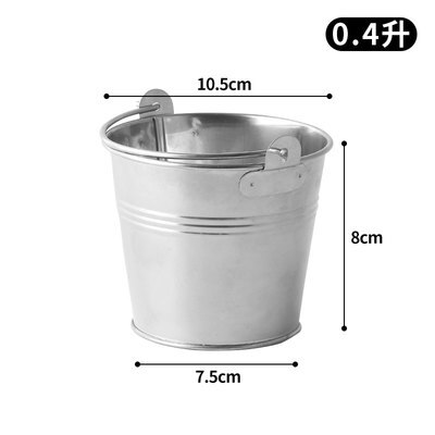 DEOUNY Eiswürfel Eimer Champagner Bahre Eis Eimer Für Dekor Kühlung Wein Trinken Kühler Für EINE Mini Bar Barmann Werkzeuge Spielereien: 0.4L