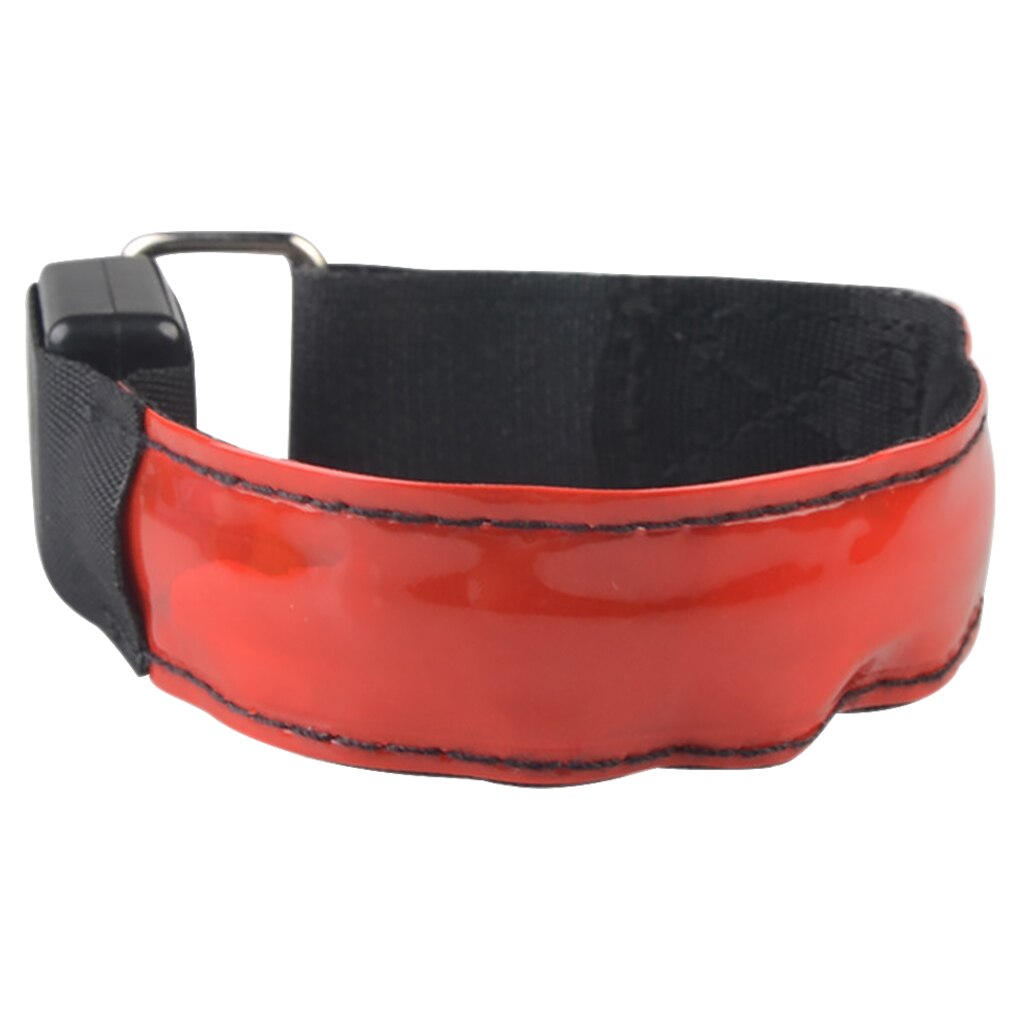 Arm Band Reflecterende Oplaadbare Running Led Armband Verstelbare Night Veiligheid Lichtgevende Band