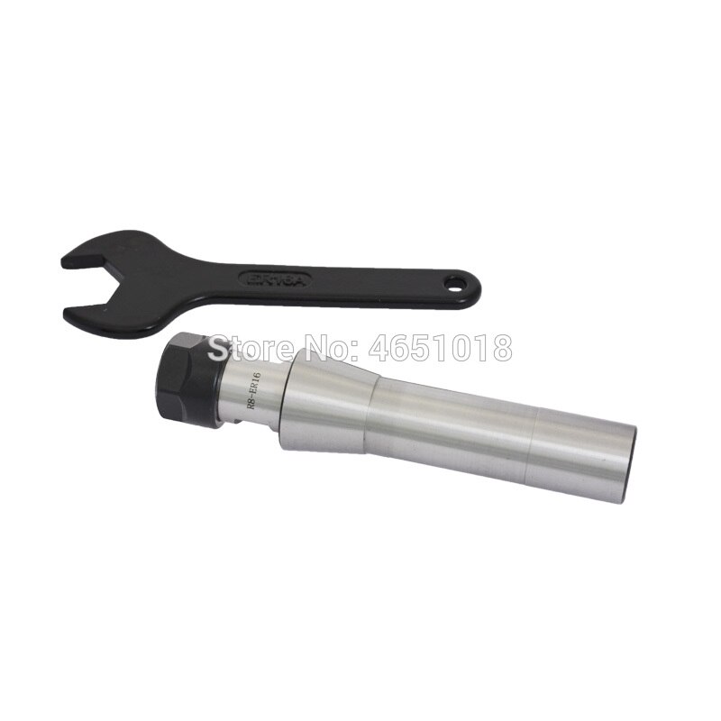 Tourelle fraiseuse axe R8 poignée de fraisage queue conique R8 ER16 ER20 ER25 ER32 ER40 M12 7/16 clé incluse