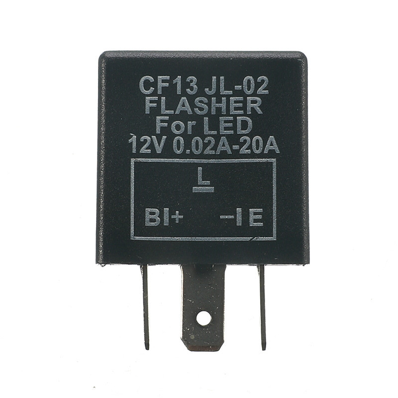12V 3 Pin CF13 CF14 JL-02 Elektronische Auto Flasher Relay Fix Led Light Richtingaanwijzer Hyper Flash Knippert licht: CF13