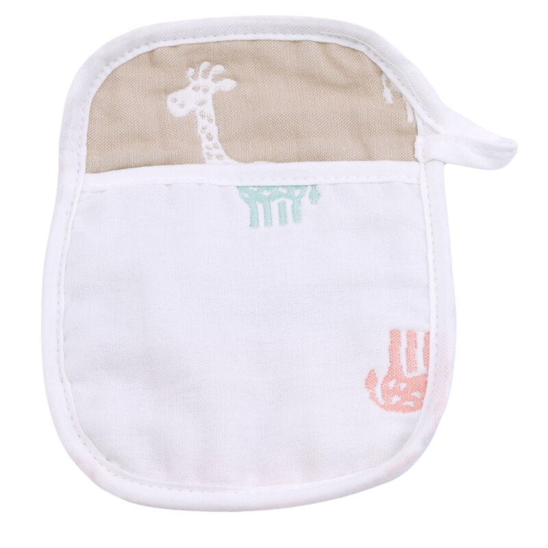 6-layer Gauze Baby Shower Gloves Baby Bath Towel Bath Towel Double-sided Cotton Bath Wipe Baby Care