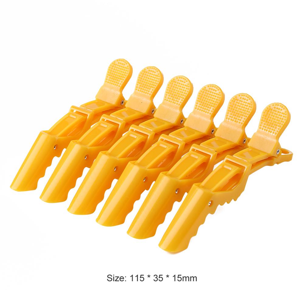 Pinza de araña para peluquería, pasador de cocodrilo de plástico, herramienta de agarre, utensilio de peluquería, 10/6 Uds.