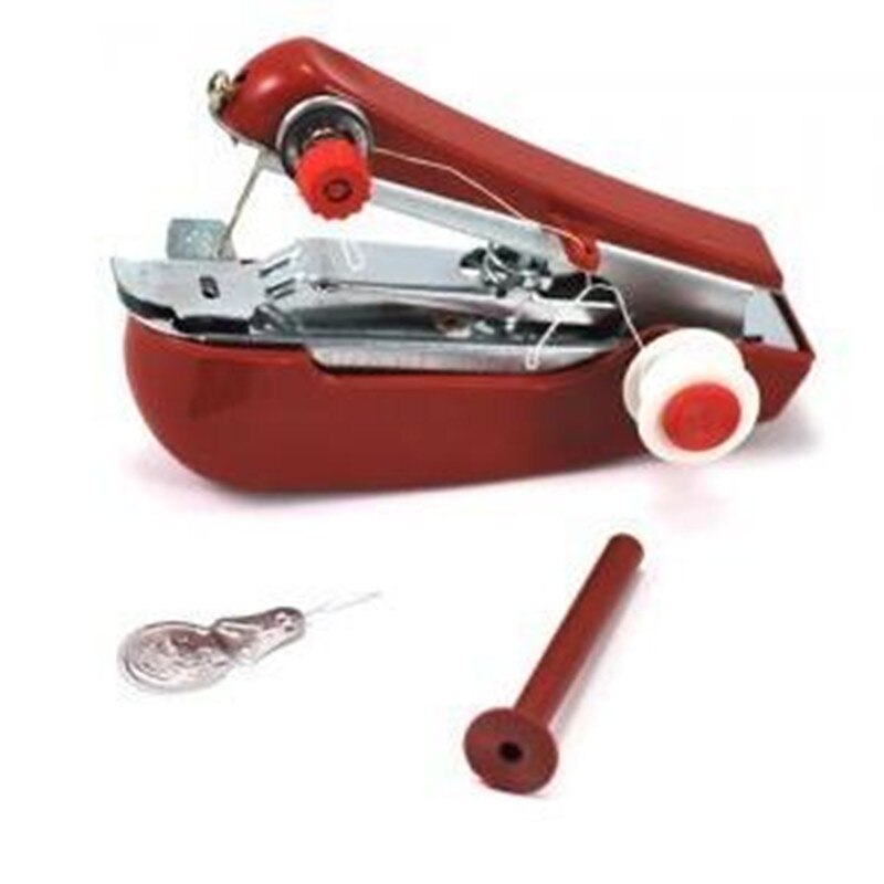 Mini máquina de coser para ropa, herramienta de costura fácil y práctica, equipo de costura de ropa de mano, utensilio para viaje y hogar