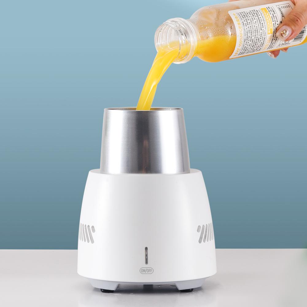 Youpin smart touch control kylskåp dryck kylare kopp 350ml snabbfryst dryck kylare bärbart kylskåp snabb kylning